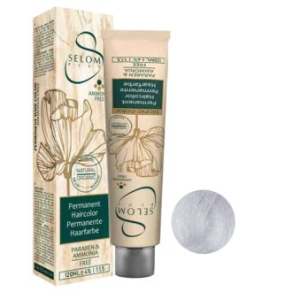 رنگ مو بدون آمونیاک سلوم شماره 11-11 حجم 120 میل رنگ سوپر پلاتینه دودی